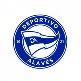 Escudo azul y blanco del Deportivo Alavés